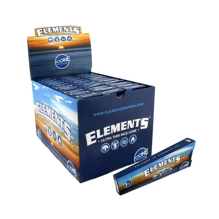 Elements Ultra Thin 1¼ Pre-Rolled Cones - 6/30ct