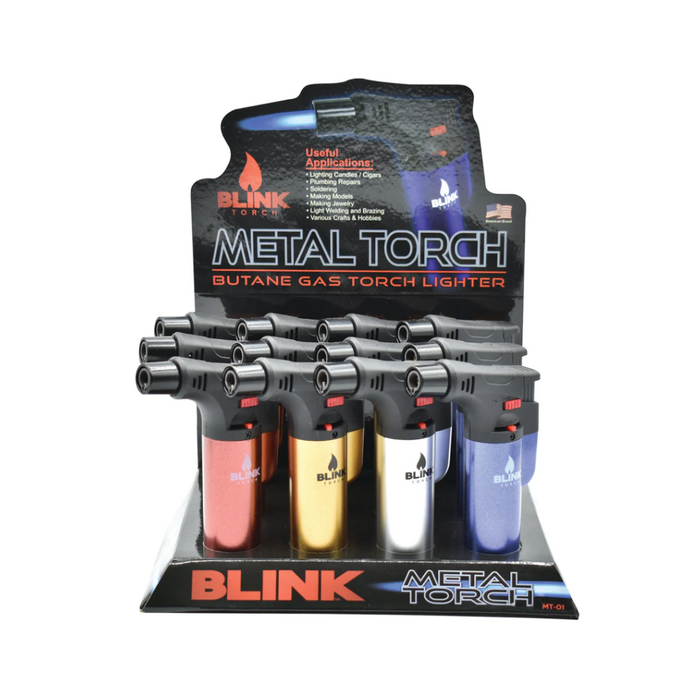 Blink Butane Torch Lighters - 12ct