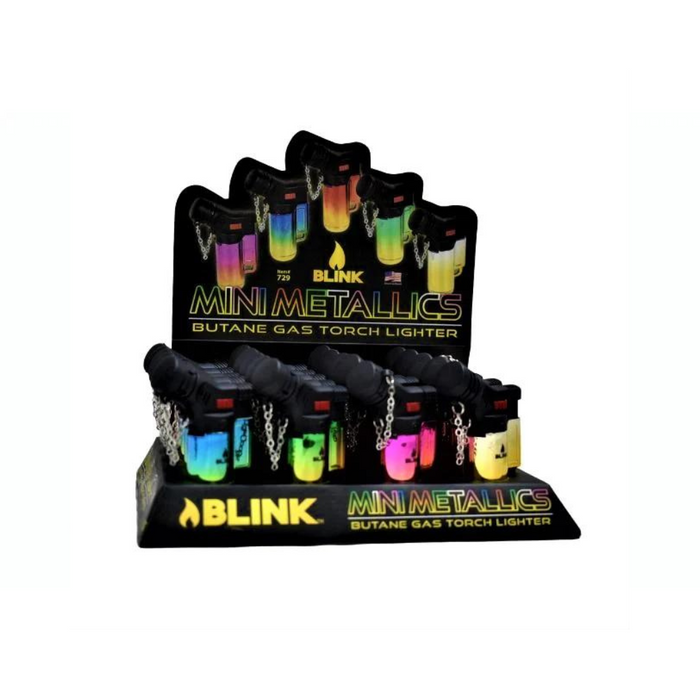 Blink Butane Torch Lighters Mini - 20ct