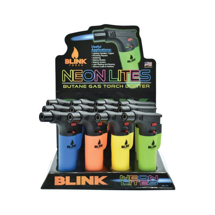 Blink Butane Torch Lighters - 12ct