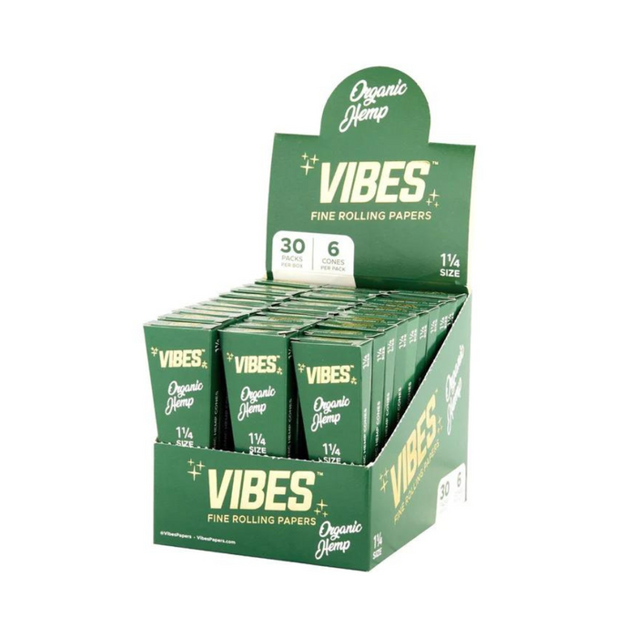 Vibes 1¼ Pre-Rolled Cones - Assorted Options - 30/6ct