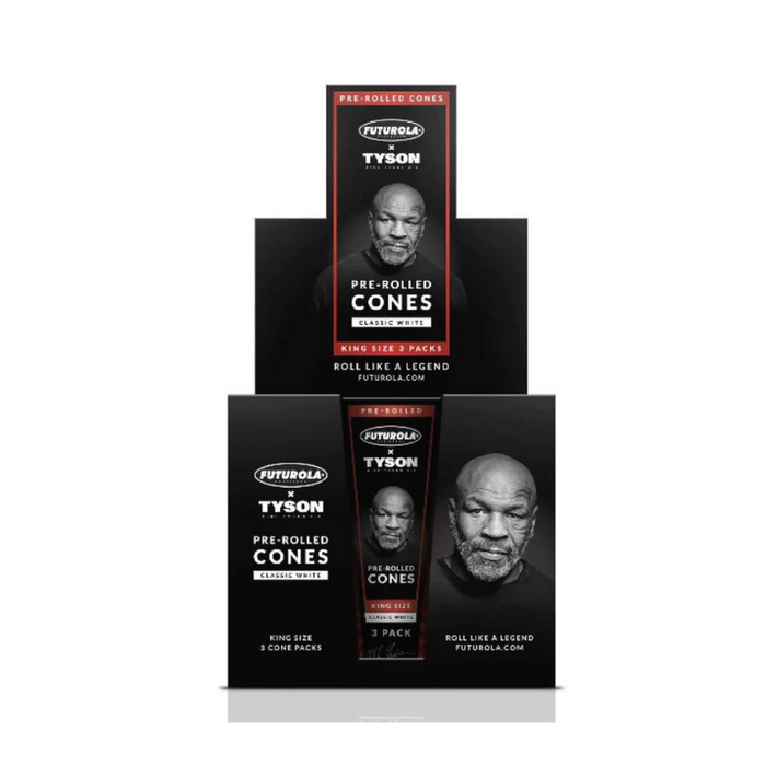 Futurola | Mike Tyson King Size Pre-Rolled Cones - 30ct