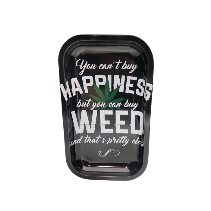 You Can't Buy Happiness But You Can Buy Wee Rolling Tray w/ Magnetic Lid