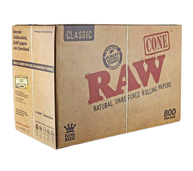 RAW Classic Kingsize Cones - 800ct