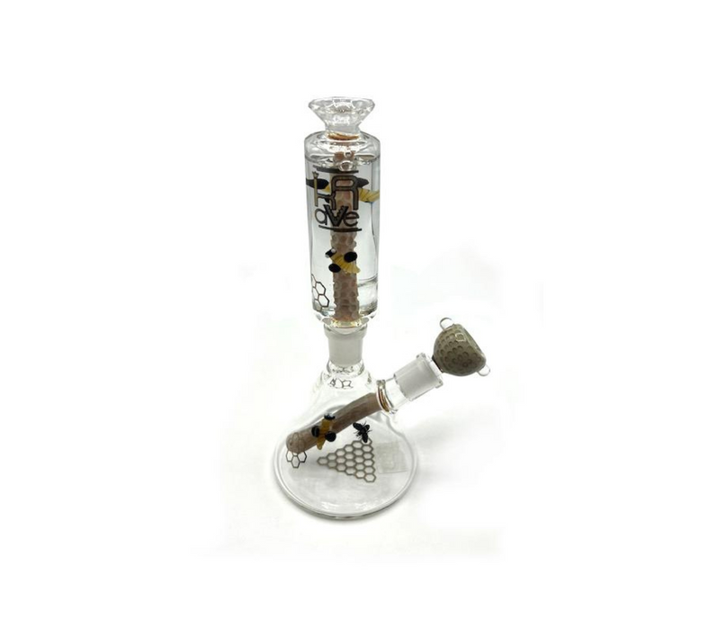 Krave 10" Honeycomb Heavy Wall Borosilicate Water Pipe