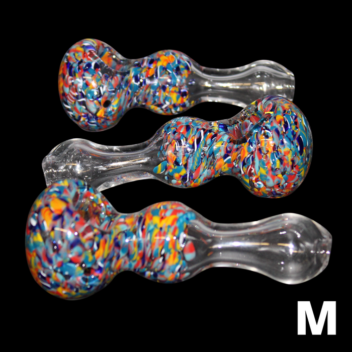 3.5" - 4" Assorted Glass Hand Pipes - 12ct