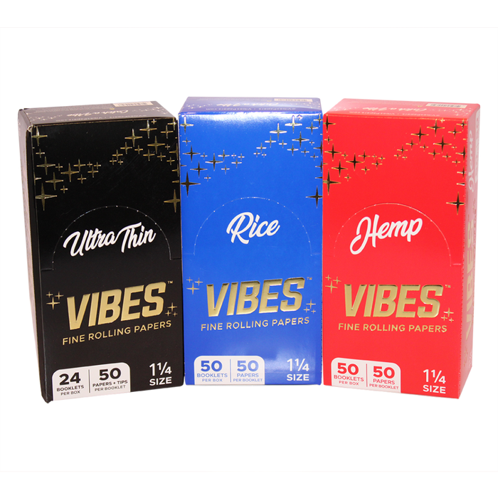 Vibes 1¼ Fine Rolling Papers - Assorted Options - 50ct