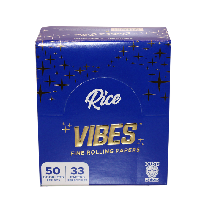 Vibes  Kingsize Rolling Papers - Assorted Options - 50ct