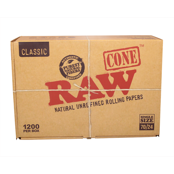 RAW Classic Single Size 70/24 Cones – 1200ct