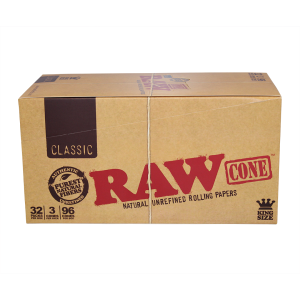 RAW Classic Kingsize Cones - 3/32ct