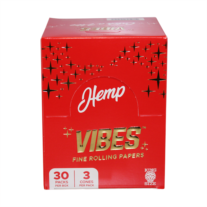 Vibes Kingsize Rolling Papers - Assorted Options - 30ct