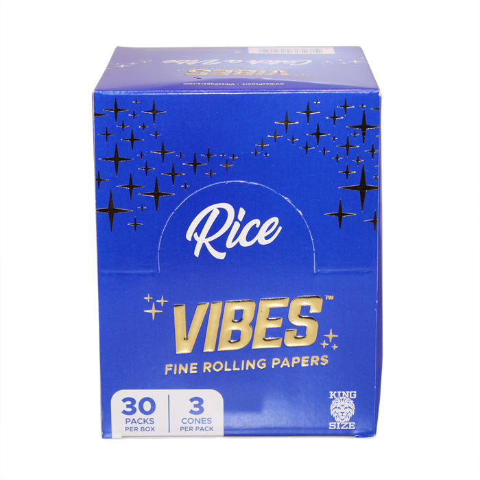 Vibes Kingsize Rolling Papers - Assorted Options - 30ct