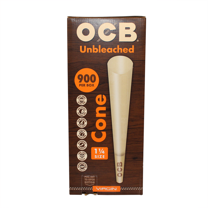 OCB 1¼ Unbleached Cones – 900ct