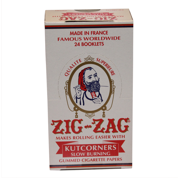 Zig-Zag Kutcorners Slow Burning Rolling Papers - 24ct