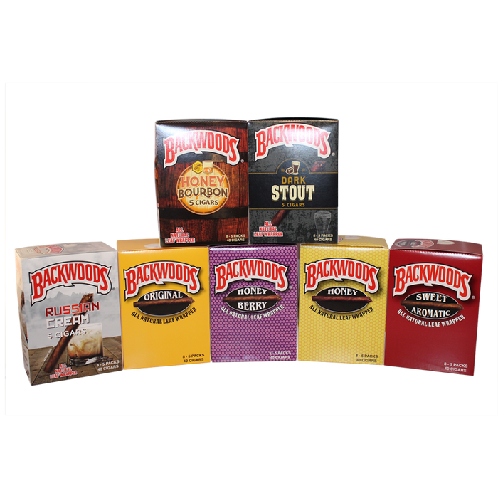 Backwoods 5 Cigars – Assorted Flavors - 8ct