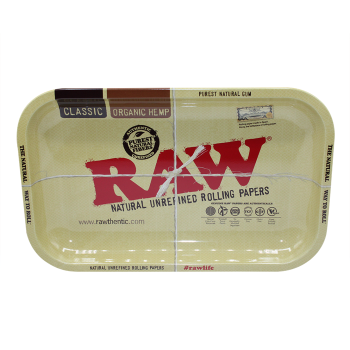 RAW Medium Metal Rolling Tray - Assorted Styles