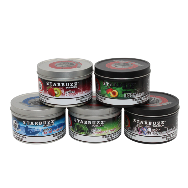 StarBuzz Hookah Tobacco – 100 Grams – Assorted Flavors