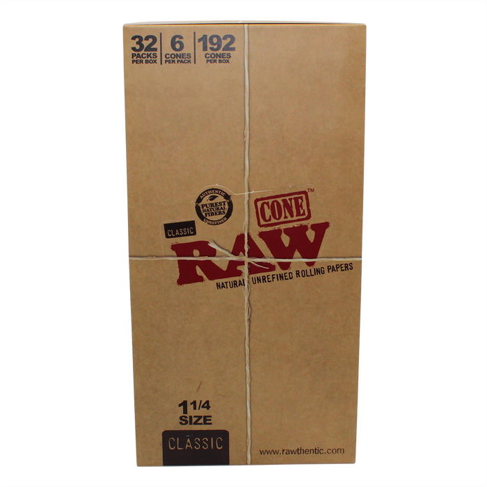 RAW Classic 1¼ Cones – 6/32ct