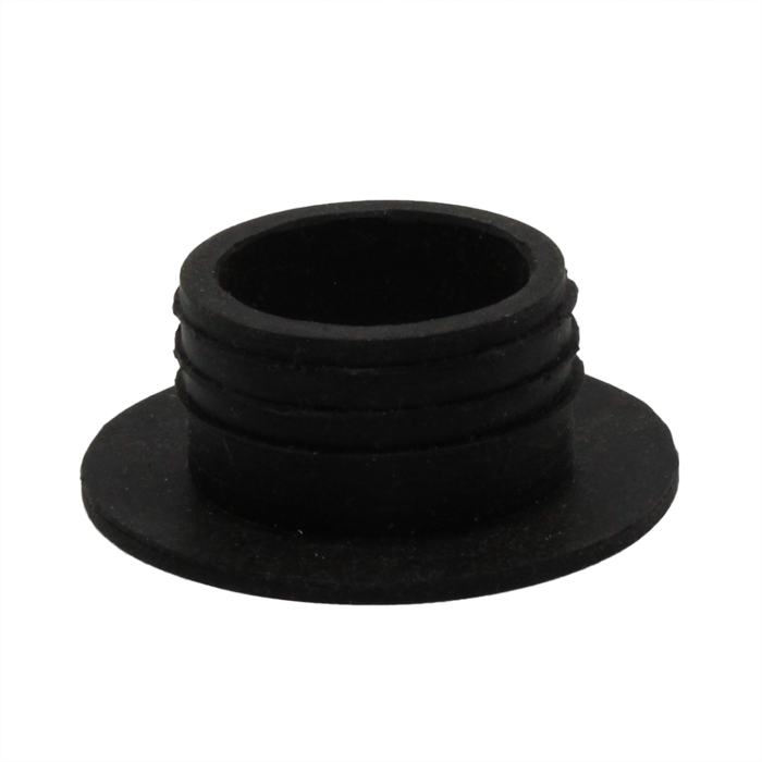 Small Black Rubber Hookah Vase Grommet - 12ct