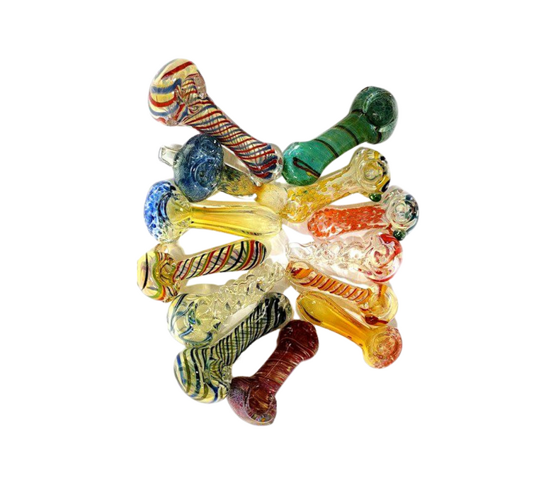 2" Assorted Glass Hand Pipes - 20ct