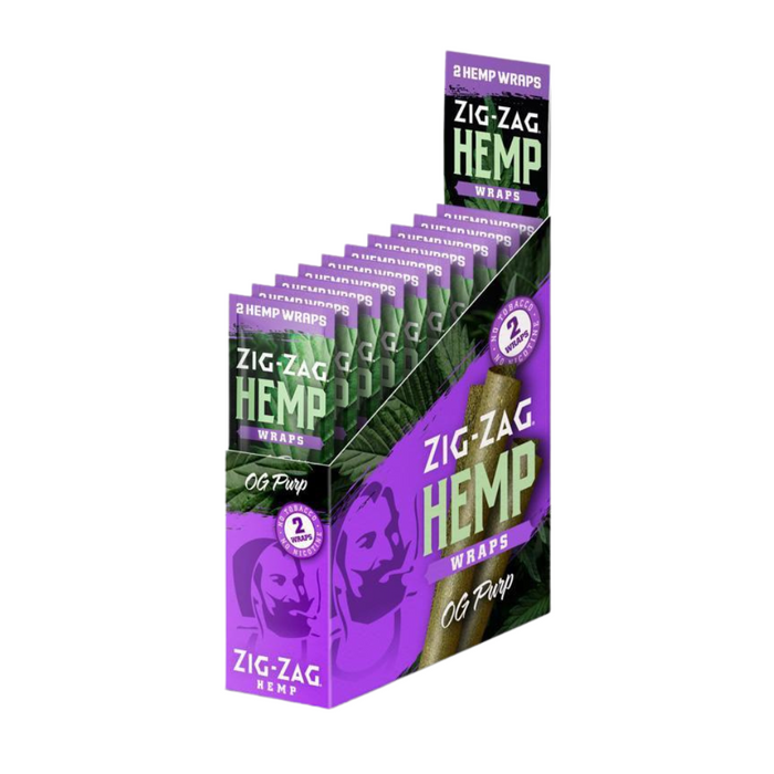 Zig-Zag Hemp Wraps - Assorted Flavors - 15ct