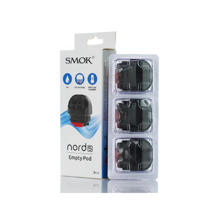 SMOK Nord 5 Replacement Pods - 3ct