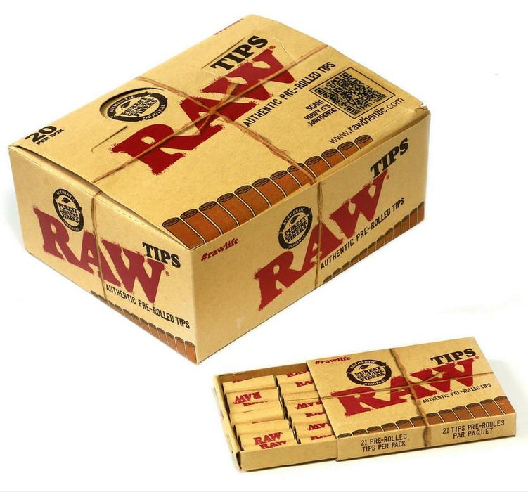 RAW Authentic Tips - 20ct